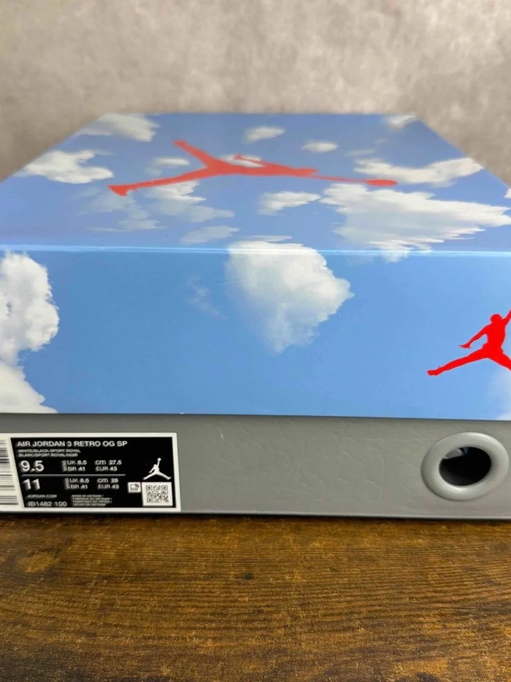 Air Jordan 3 Retro Seoul 2.0 Size 9.5 IB1482-100 Men’s Sneakers OG Rare MJ Korea